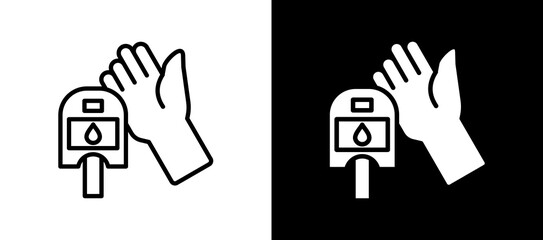 Obraz premium Diabetes Care lineglyph icon