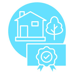 property development icon vector