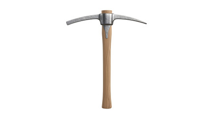 Realistic Pickaxe on Black Background
