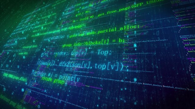 Network programming and computer AI code screen scrolling