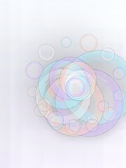 Dreamy Pastel Orb Vortex Spiral Abstract Background Template