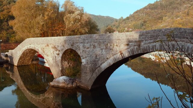 Rijeka Crnojevica bridge in Montenegro