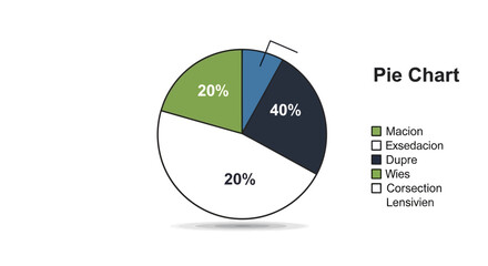 Pie Chart Statistics Visualization Business Analysis