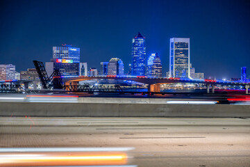 Fototapeta premium Jacksonville, Florida traffic