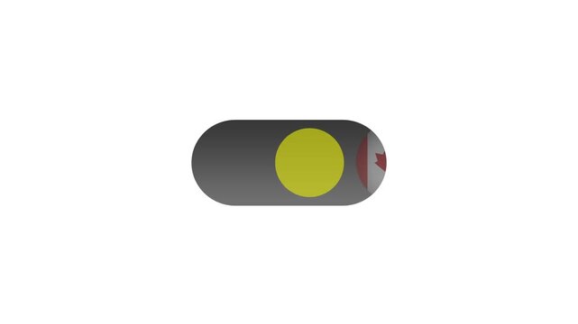 Dynamic Canada Flag Icon Button for Better UI User Experience