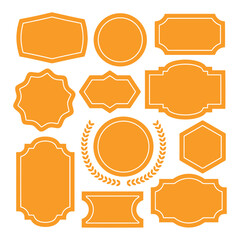 Vector Badges Emblems And Insignias Set