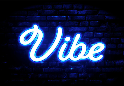 Neon Outline Mockup