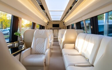 Obraz premium Glamorous VIP Interior with Glitter Accents and Elegant Design Elements