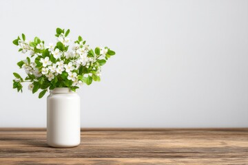 Gentle Floral Arrangement Bringing Warmth to a Quiet Room Atmosphere