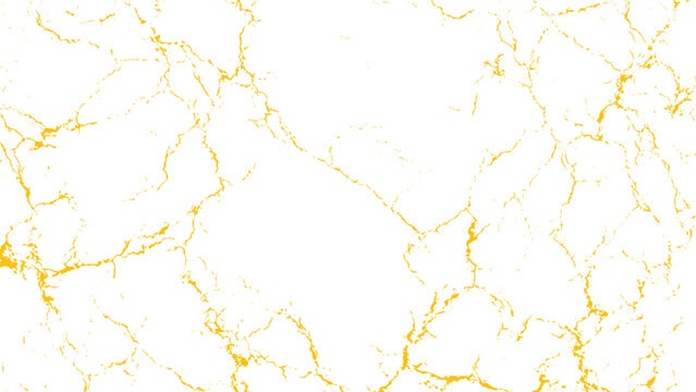 White marble texture with gold veins design element
