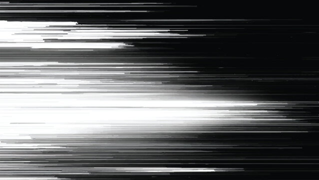 Glitchy digital distortion effect with horizontal lines  abstract noise pattern