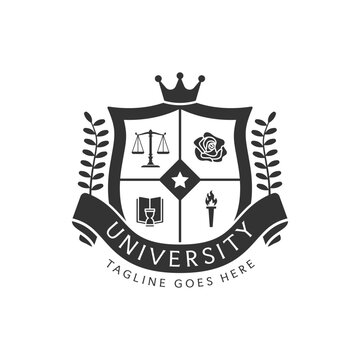 School University Badge logo design
