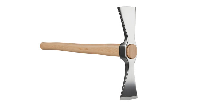 Professional Broad Axe Isolated on Black Background