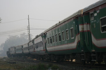 train on railway station
