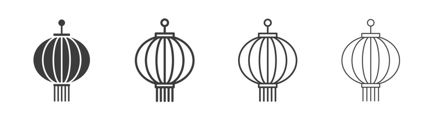 Fototapeta premium Lantern icon. flat stroke linear simple trend modern logotype design