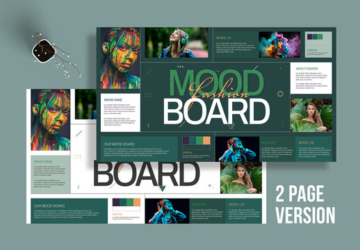 Fashion Mood Board Layout