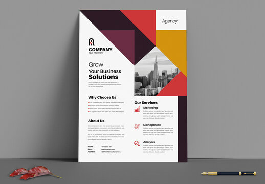 Flyer Design Template Layout