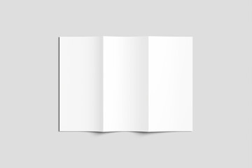 Fototapeta premium Trifold Brochure Mockup