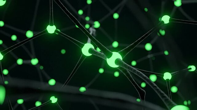 Neural Network in the Dark: An intricate, luminous network of neurons glows against a dark backdrop, symbolizing the complex workings of the mind and the power of knowledge and insight.
