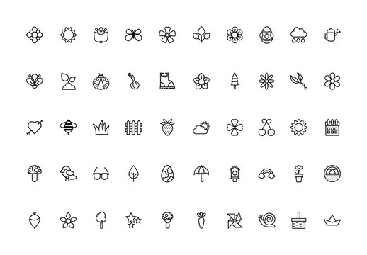 Spring Nature Line Design Set