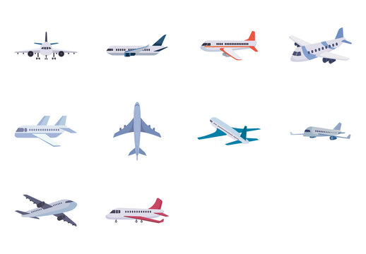 Airplanes Illustration Set