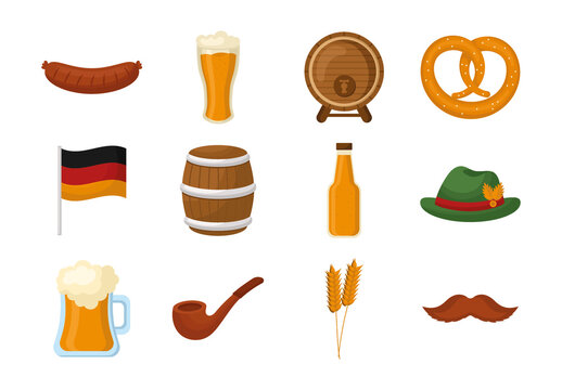 Oktoberfest Illustration Set
