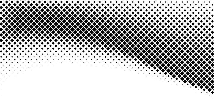 abstract simple big to small black square dot pattern can be used background.