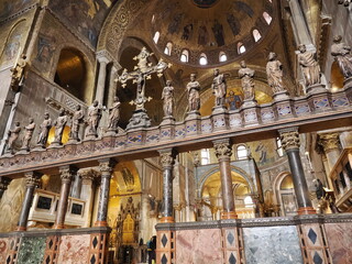 イタリア　世界遺産ヴェネツィア　サンマルコ寺院