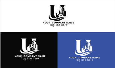 u letter  real estate logo  © Rabia