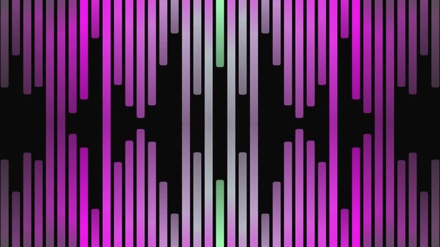 Colorful Audio Spectrum Bars Music Visualizer Background in 4K