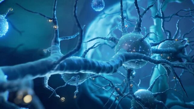 CRISPR nanoparticles cross the blood-brain barrier and edit neuron genes for Alzheimer's treatment, a futuristic gene therapy concept.