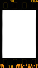 Fototapeta premium Thick Black Vertical Pillarbox Photo Frame Borders