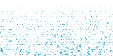 Festive blue confetti background for banner, repeating shiny dot pattern, holiday celebration template, high resolution