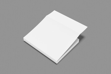 Realistic Soft Cover Jacket Book Blank