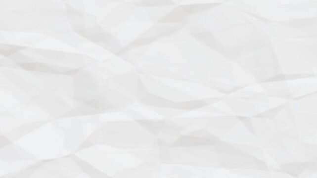 Crumpled paper texture background animation. wrinkled vintage parchment paper sheet.