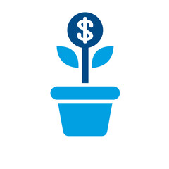 Business Financial Growth and Profit Icon
