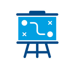 Strategic Planning and Business Roadmap Icon