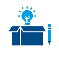 Creative Product Idea and Prototyping Icon