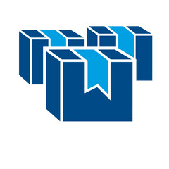 Warehouse Inventory and Bulk Stock Icon