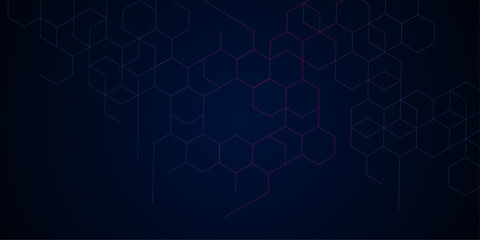 Fototapeta premium Abstract geometric background with isometric digital blocks. Medical, technology or science design.