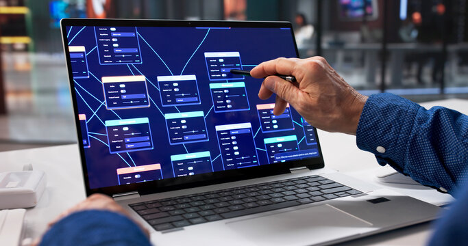 Caucasian Engineer Develops Advanced Cyber Security Software