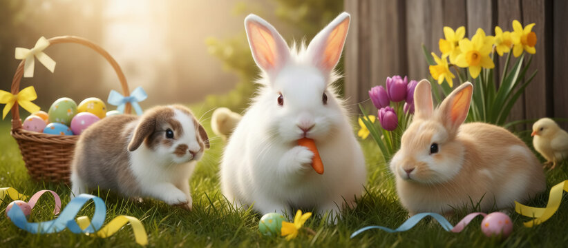 Group Of Rabbits