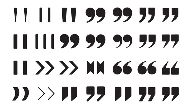Quotes Symbol Types Quotation Marks Icons Images โ Browse 747,120 Stock Photos, Vectors ...