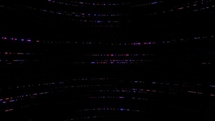 Futuristic Big Data Flow Digital Network Tunnel