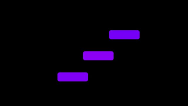 Animation on bouncing ball. ball animation with digital system.