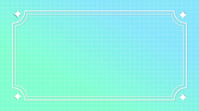 BE RIGHT BACK,BRB　Simple and cute delivery background with gradient and stars