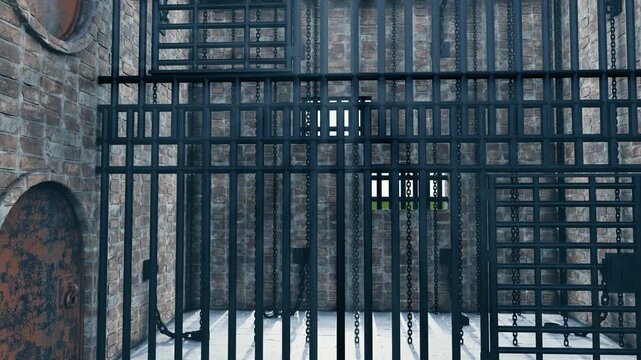 gloomy and dark cells and prisons