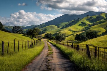 road to the mountains