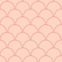 Floral Scallop Line Pattern