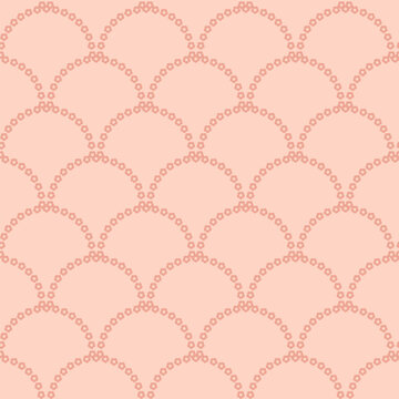 Floral Scallop Line Pattern